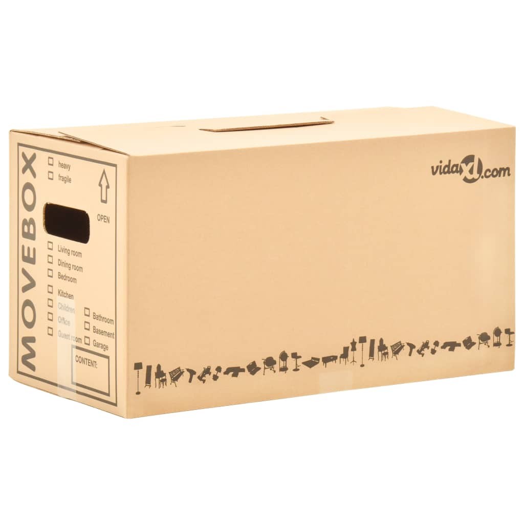 Moving Boxes Carton XXL 80 pcs 60x33x34 cm